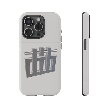 Phone Case with art inspired by M.C. Escher  - Nothing's Impossible Gift for lovers of optical illusions and mind bending 3D art