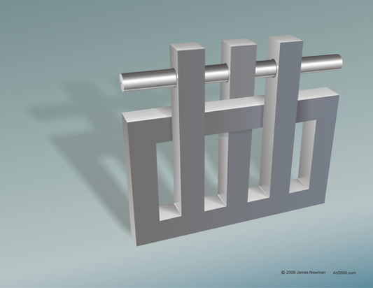 Digital Optical Illusion Art- "Nothing's Impossible"- by James Newman.