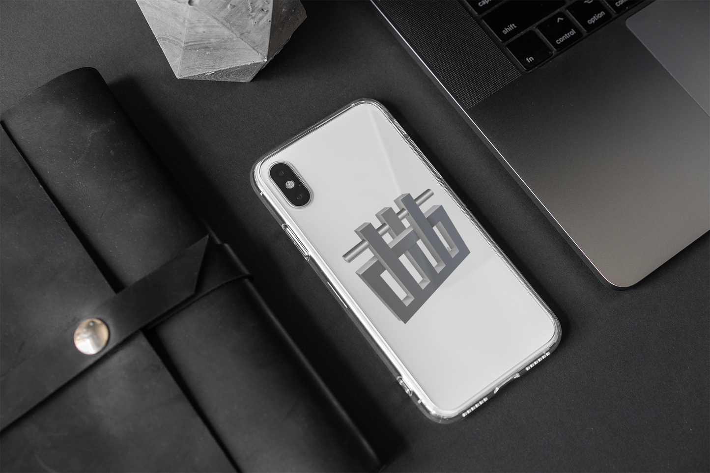 Phone Case with art inspired by M.C. Escher  - Nothing's Impossible Gift for lovers of optical illusions and mind bending 3D art